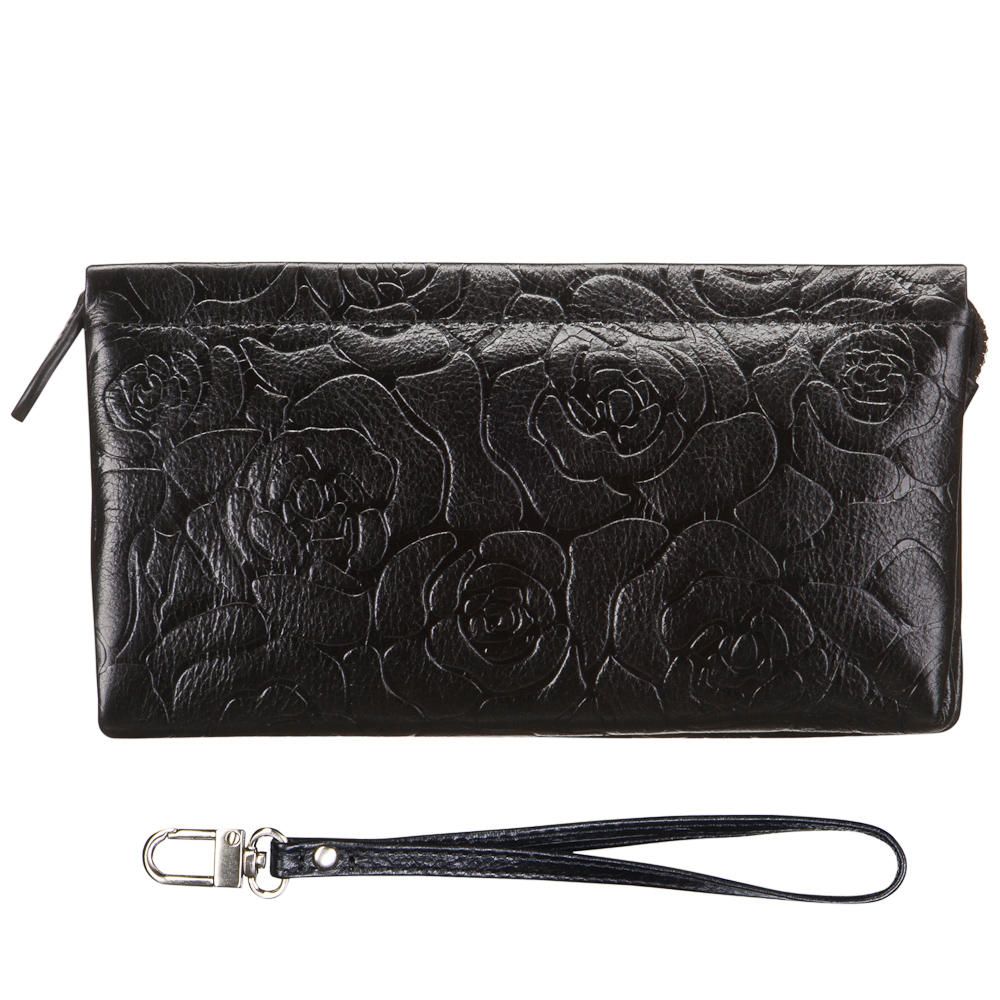 Косметичка Dr.Koffer из натуральной кожи черная