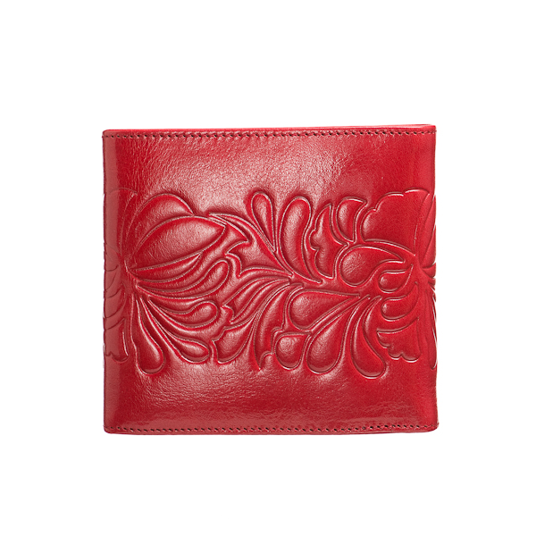 Портмоне Dr.Koffer из натуральной кожи красное