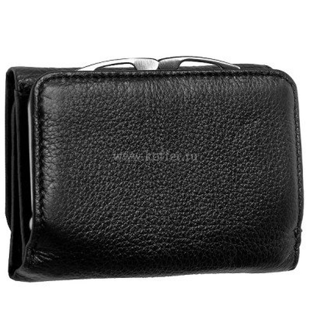 Кошелек Dr.Koffer из натуральной кожи черный