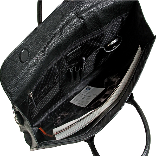 Женская черного цвета деловая сумка Dr.Koffer B402138-01-04
