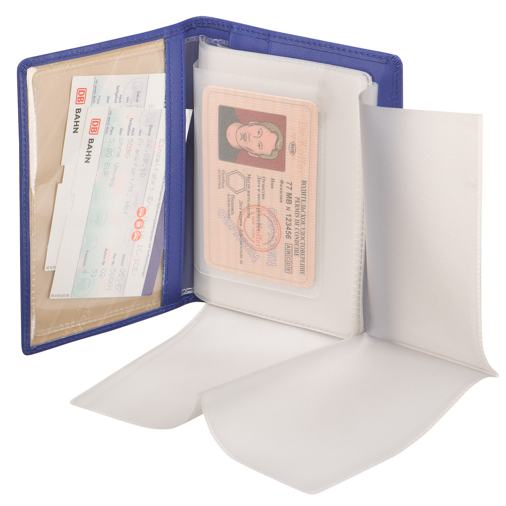 Обложка для автодокументов из натуральной кожи Dr. Koffer