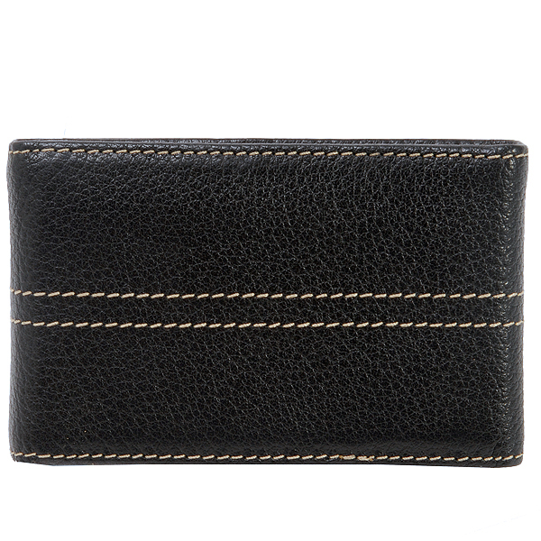 Визитница Dr.Koffer из натуральной кожи черная