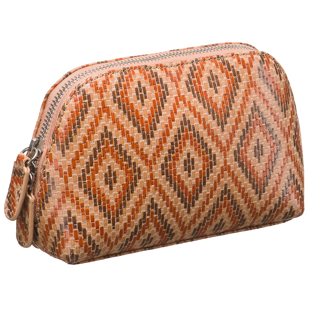 Косметичка Dr.Koffer из натуральной кожи с орнаментом