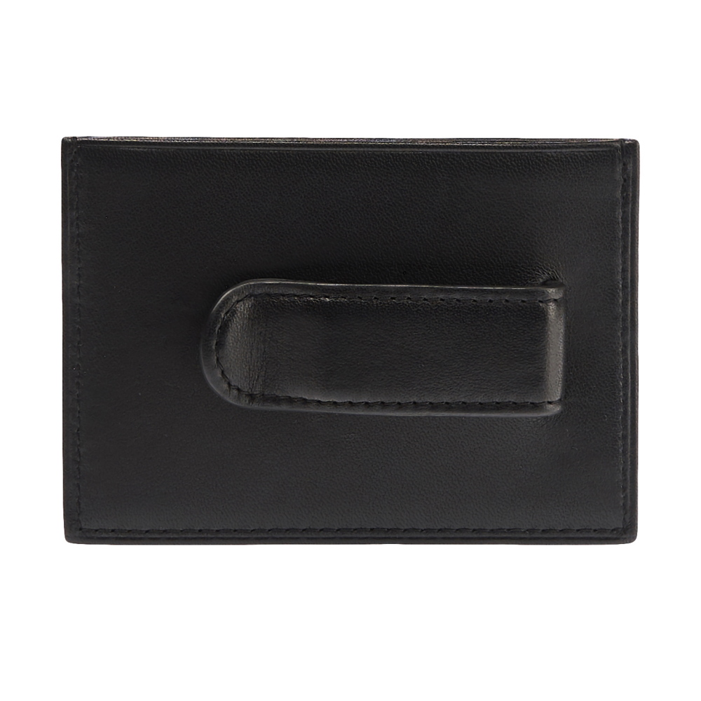 Визитница Dr.Koffer из натуральной кожи черная