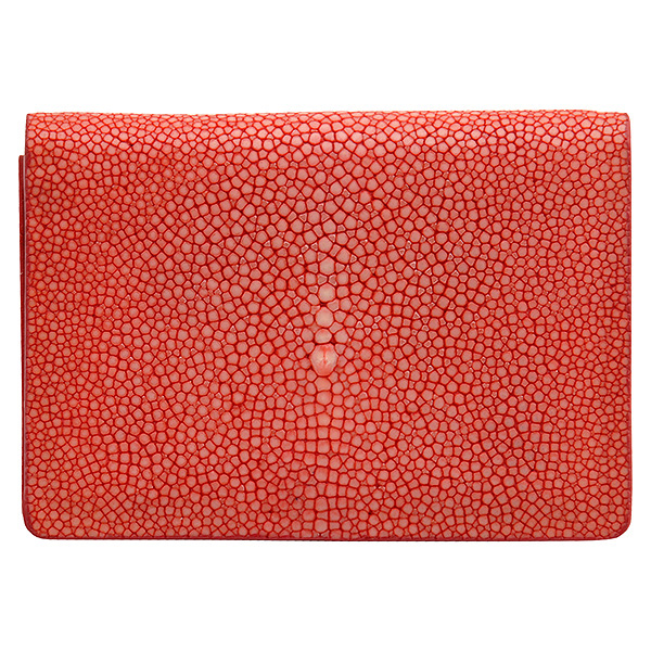 Визитница Dr.Koffer из натуральной кожи красная