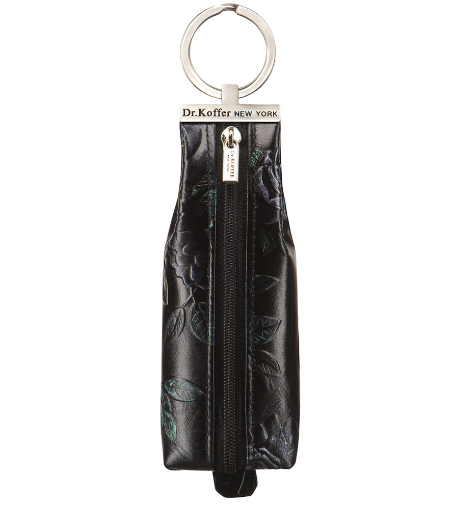 Ключница Dr.Koffer из натуральной кожи черная