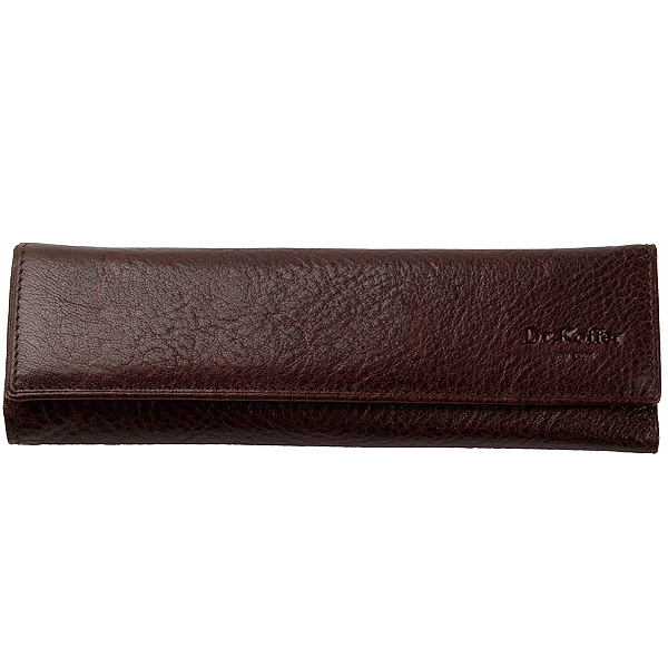 Ключница Dr.Koffer из натуральной кожи темно-коричневая
