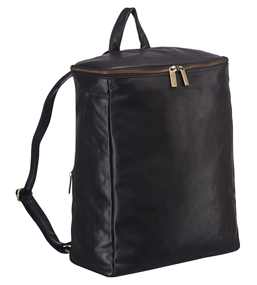 Рюкзак Dr.Koffer из натуральной кожи черный