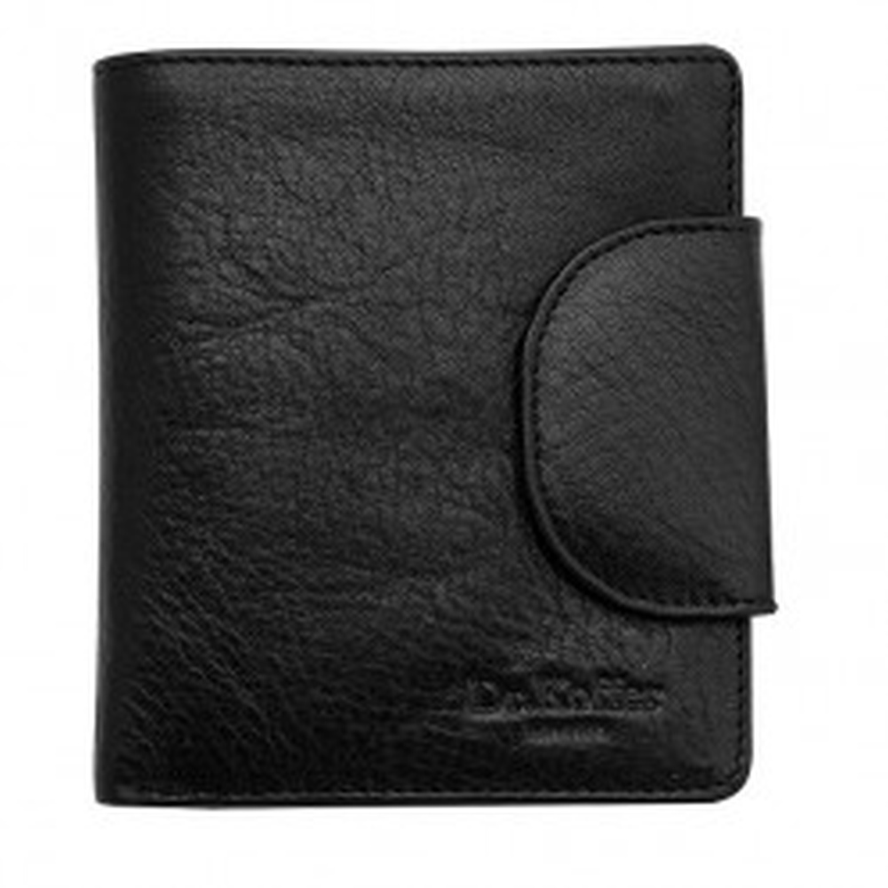 Портмоне Dr.Koffer из натуральной кожи черное