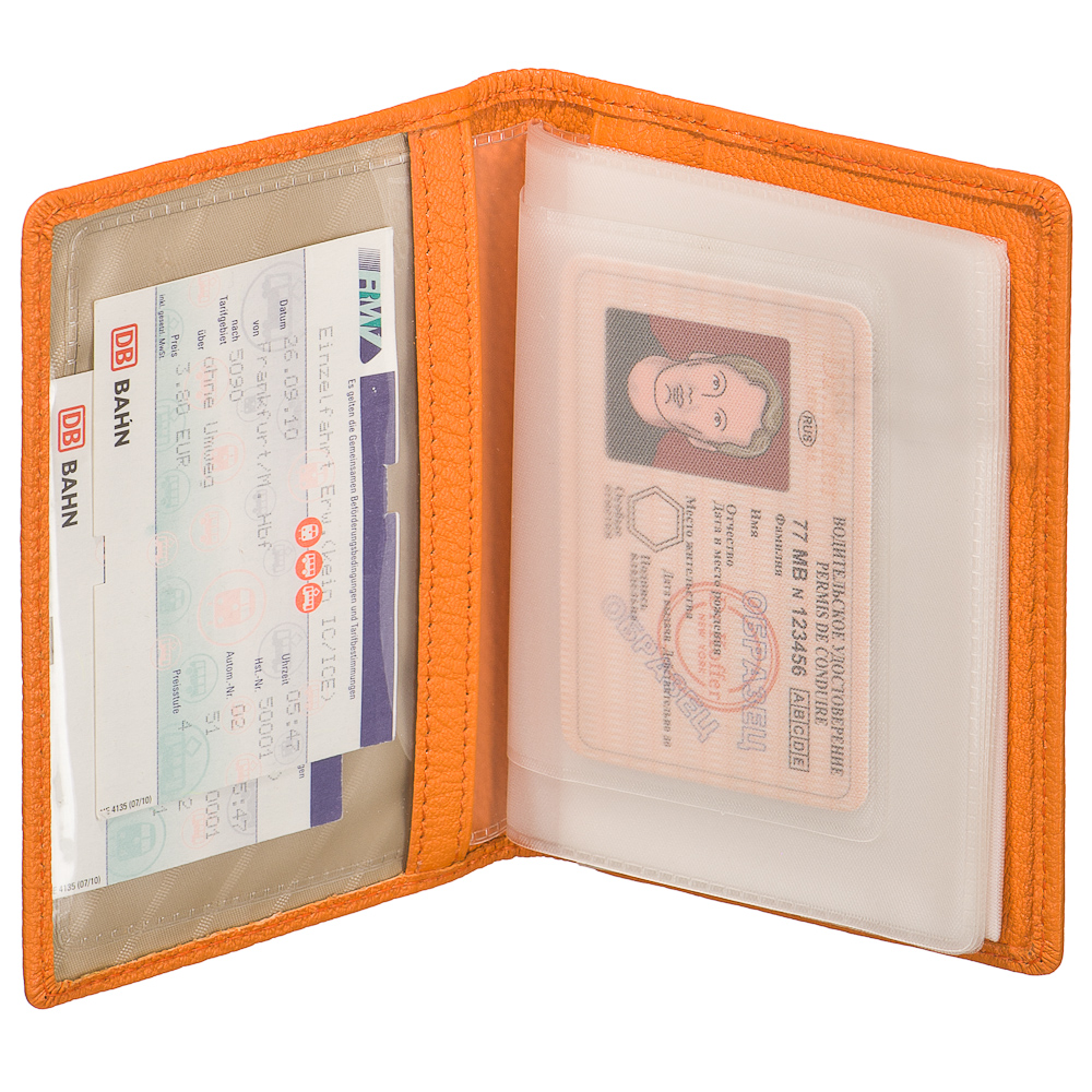 Обложка для автодокументов из натуральной кожи Dr. Koffer