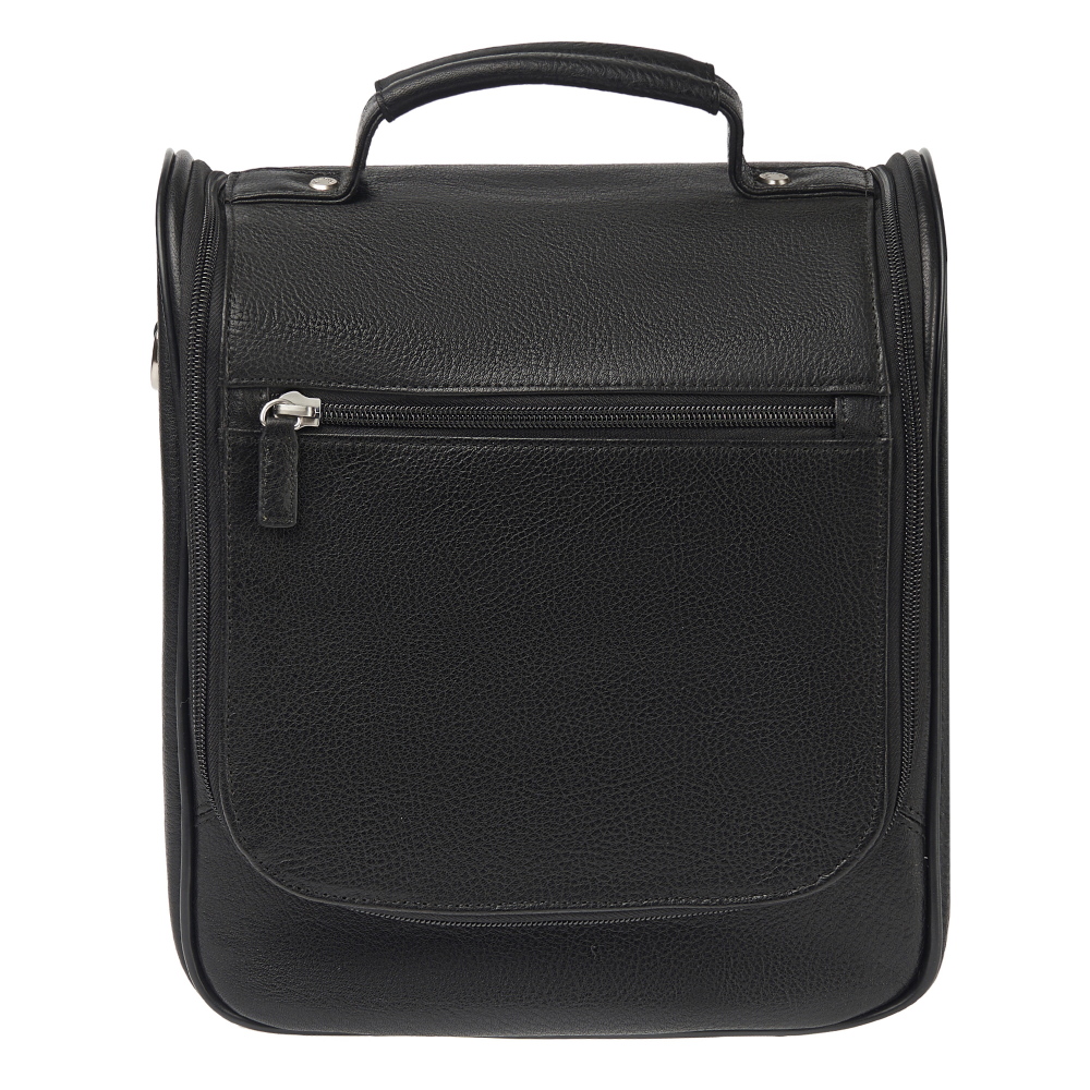 Несессер Dr. Koffer из натуральной кожи черный