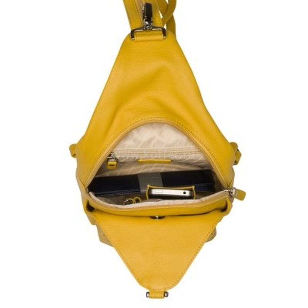 Молодежный кожаный рюкзак для девушек, с изящными лямками Dr.Koffer B402384-170-67