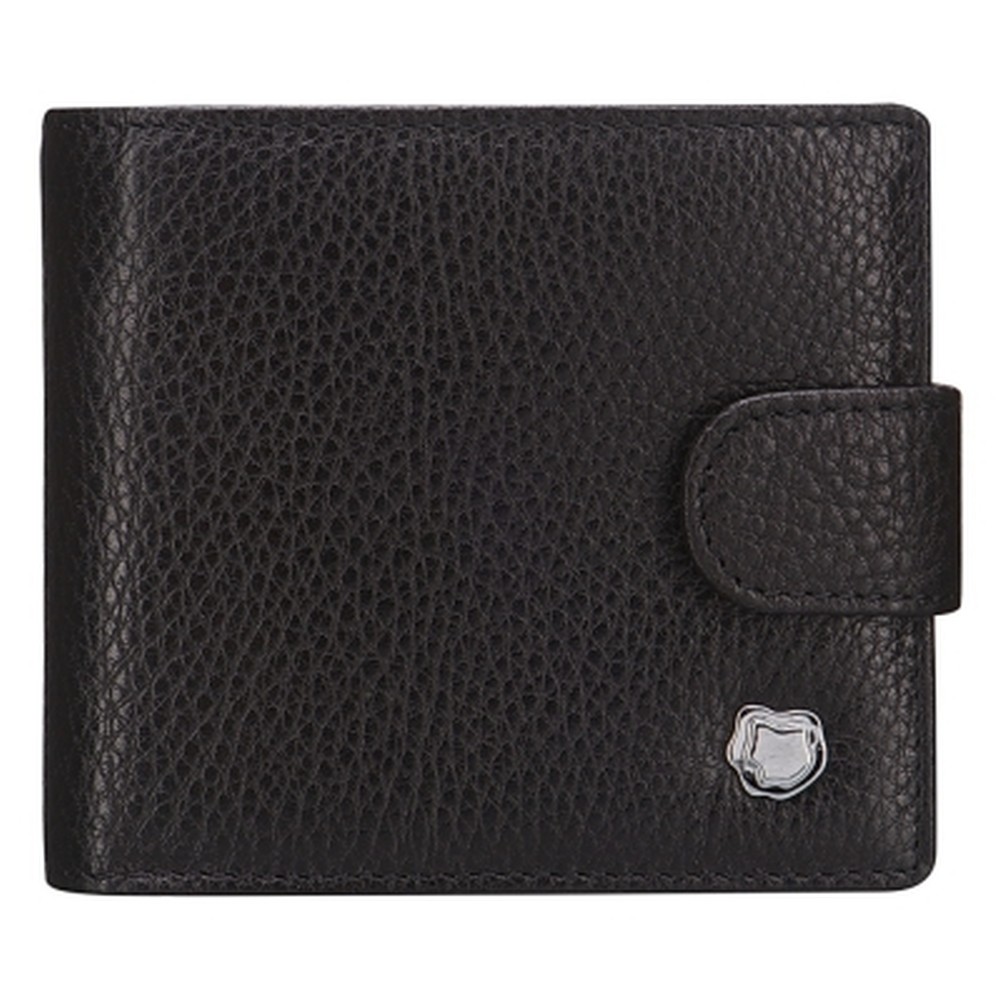 Портмоне Dr.Koffer из натуральной кожи черное