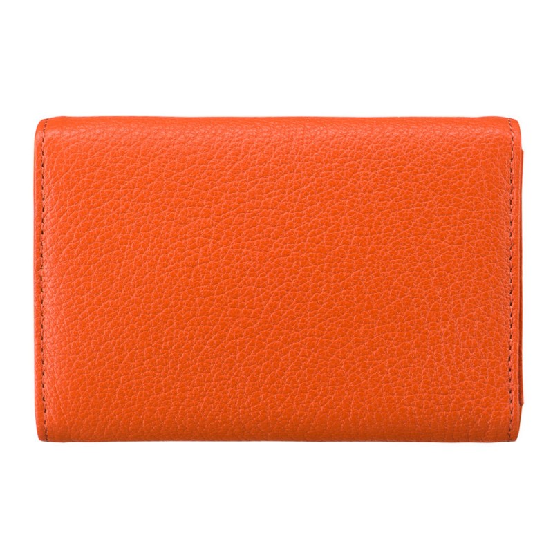 Оранжевый кожаный чехол с маникюрным набором Dr.Koffer X510323-170-63
