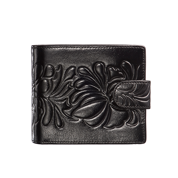 Портмоне Dr.Koffer из натуральной кожи черное