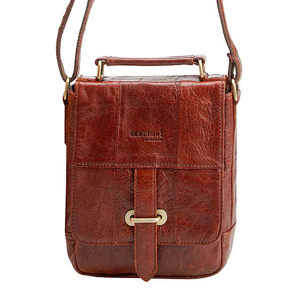 Коричневая сумка с ручкой и съемным плечевым ремнем Dr.Koffer 103112-21-09