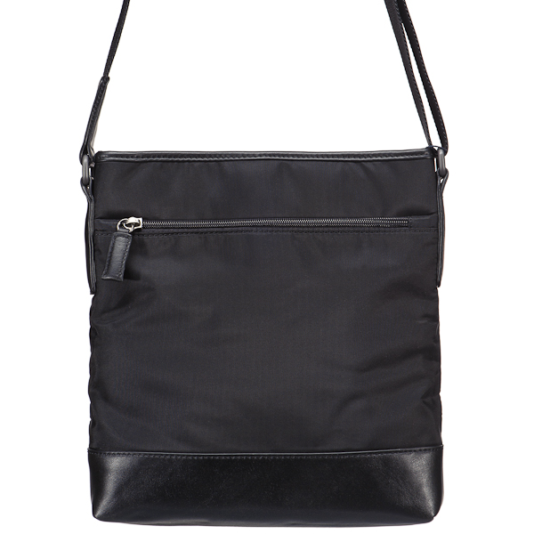 Сумка через плечо Dr.Koffer из нейлона и натуральной кожи