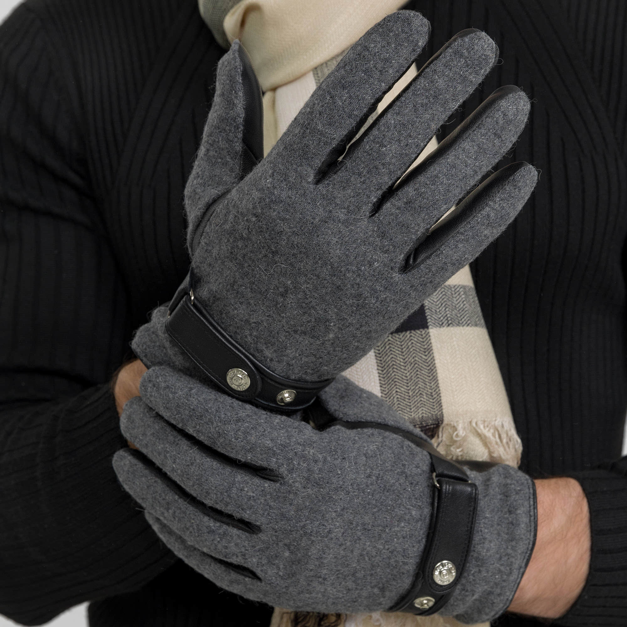 h760104-236-04 перчатки мужские touch H760104-236-04 с промокодом