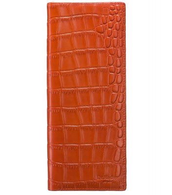 Визитница Dr.Koffer из натуральной кожи красная