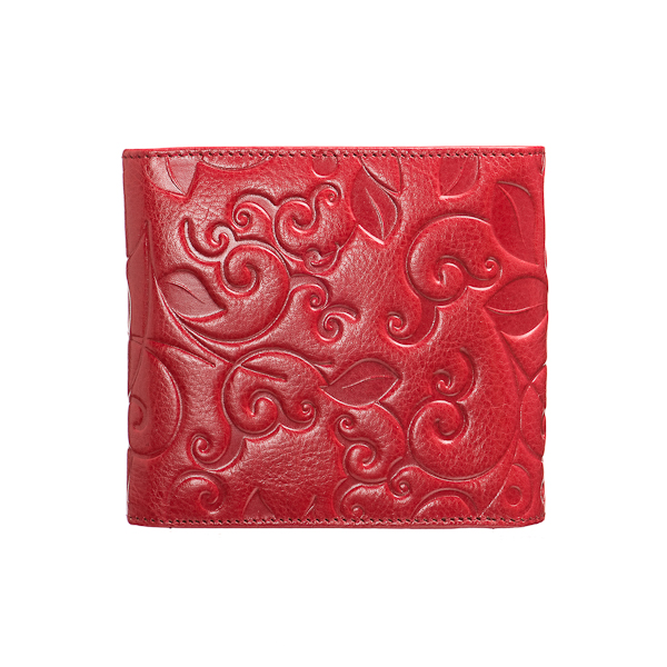 Портмоне Dr.Koffer из натуральной кожи красное