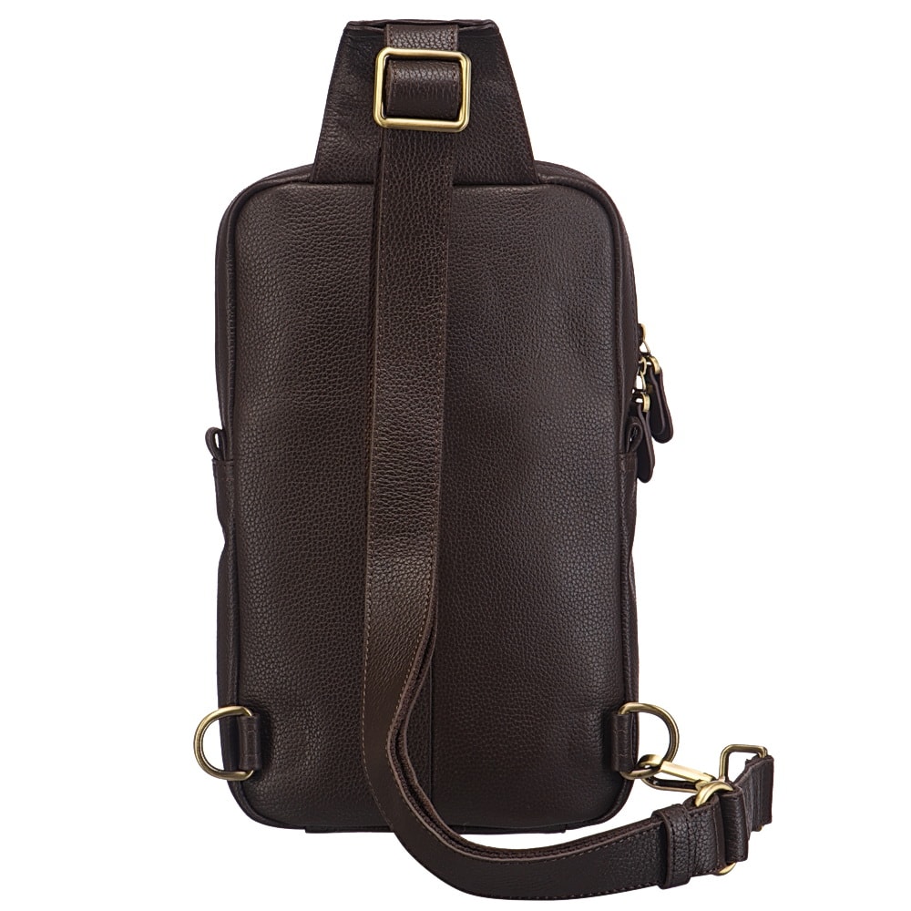 Коричневая кожаная сумка Dr.Koffer M402597-220-09