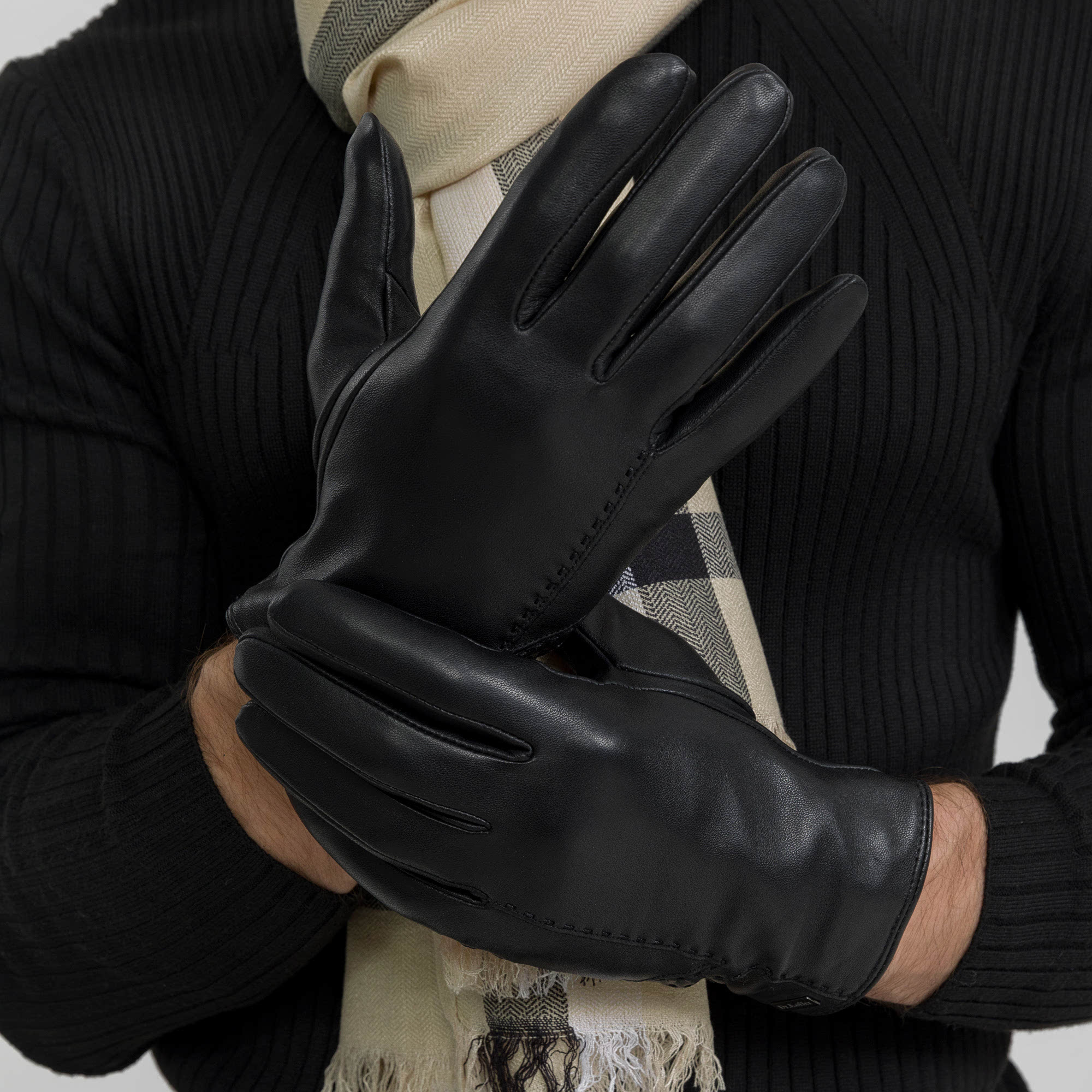 h760105-236-04 перчатки мужские touch H760105-236-04 с промокодом