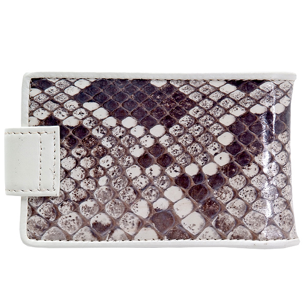 Визитница Dr.Koffer из натуральной кожи белая