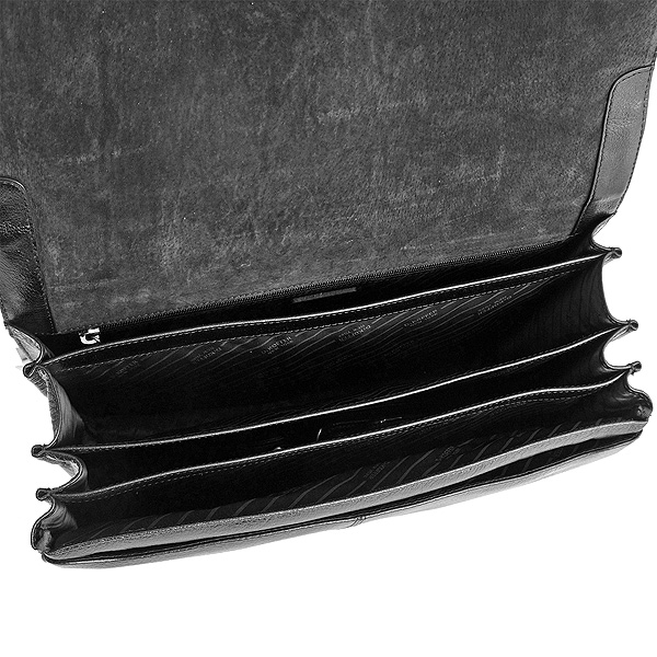 Портфель Dr.Koffer из натуральной кожи черный