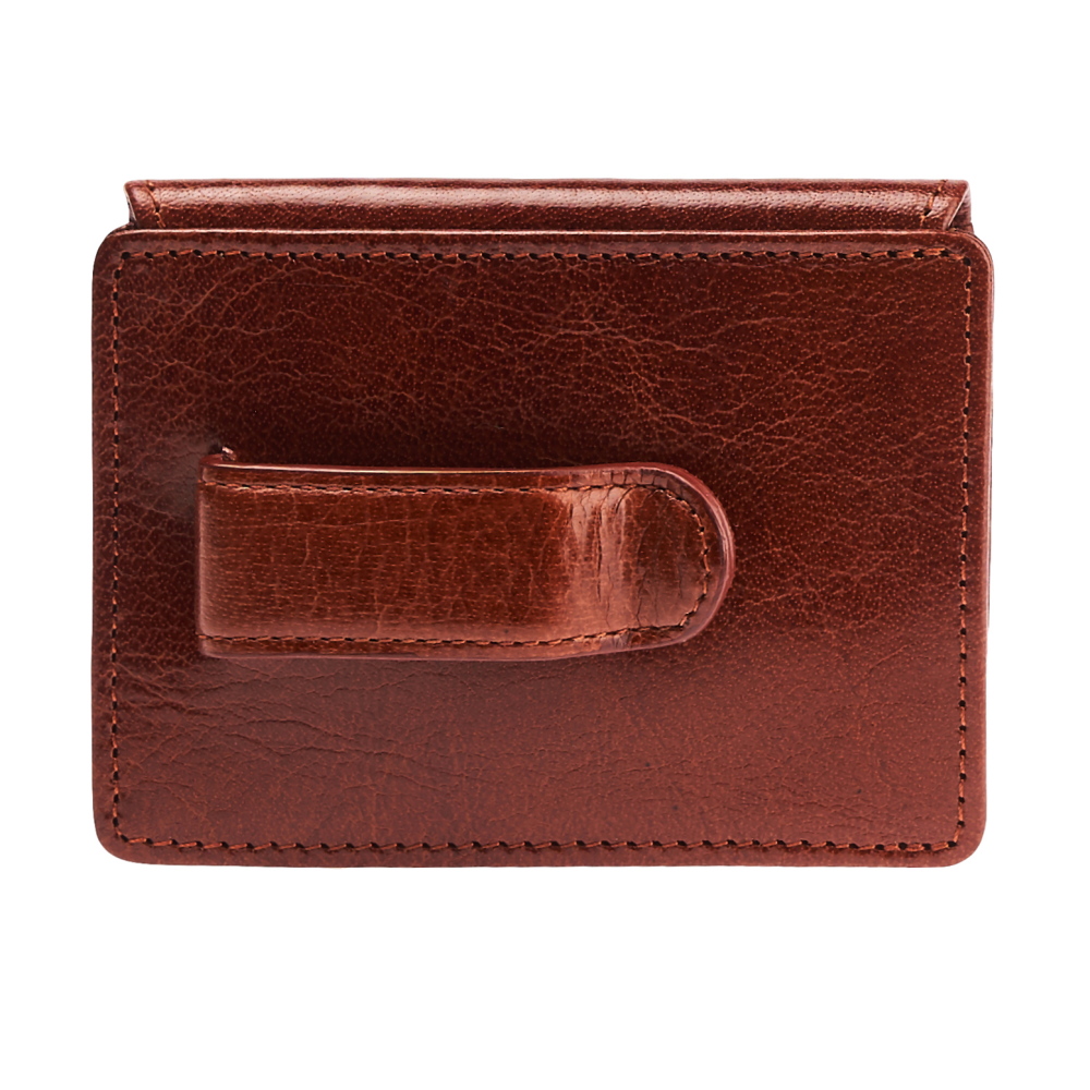 Визитница Dr.Koffer из натуральной кожи светло-коричневая