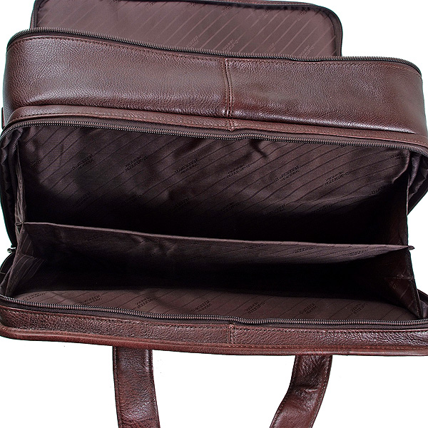 Прямоугольная деловая сумка с большим накладным карманом Dr.Koffer B482510-02-09