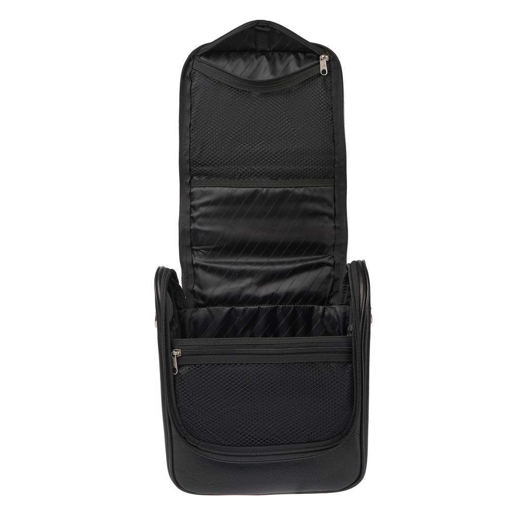 Несессер Dr. Koffer из натуральной кожи черный