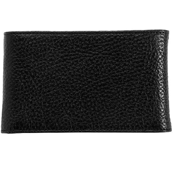 Визитница Dr.Koffer из натуральной кожи черная