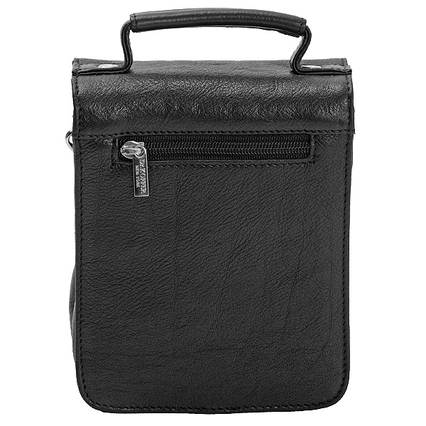 Небольшая повседневная черного цвета сумка Dr.Koffer M402274-02-04