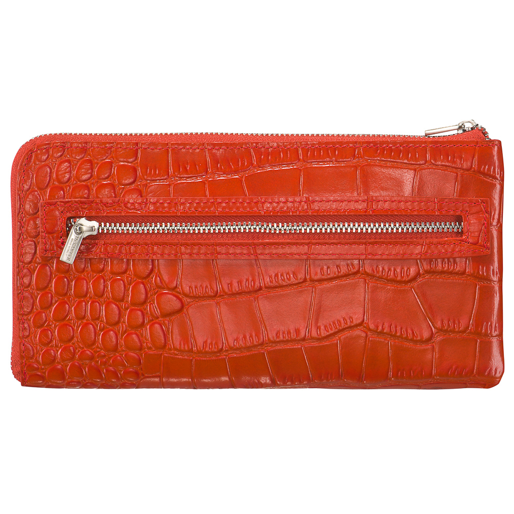 Кошелек Dr.Koffer из натуральной кожи красный