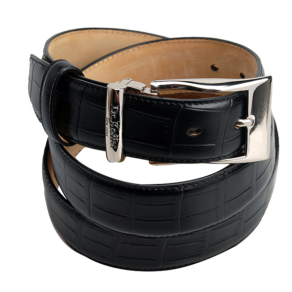 Классический ремень из тесненной кожи "Кардифф" Dr.Koffer R022B01120-102-04