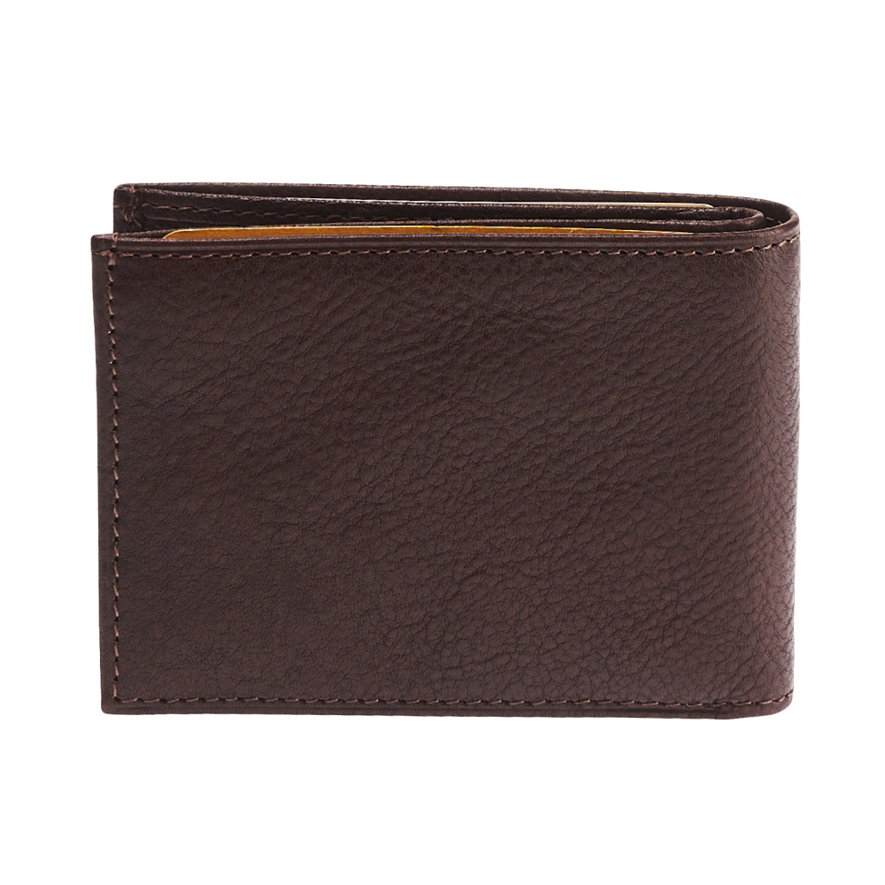 Портмоне Dr.Koffer из натуральной кожи коричневое