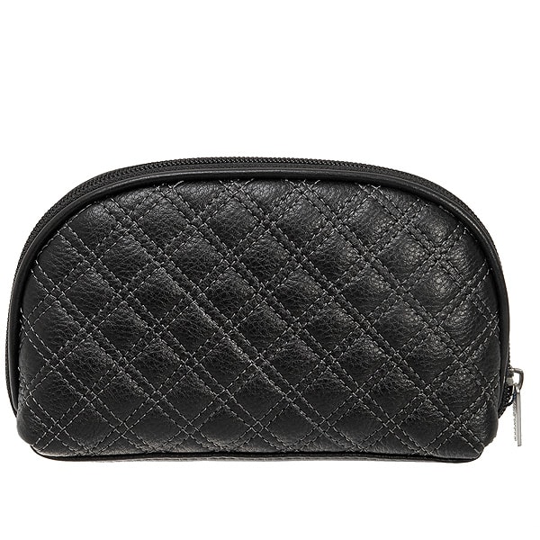 Косметичка Dr.Koffer из натуральной кожи черная