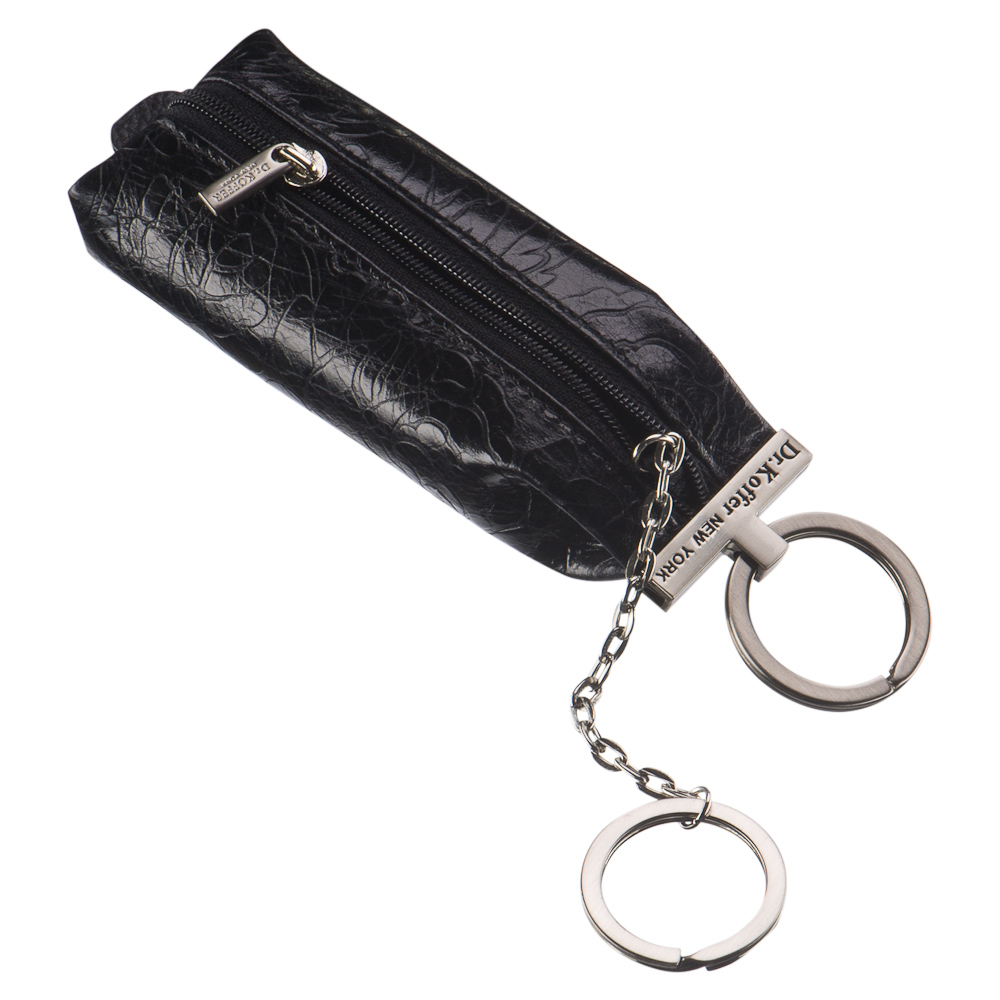 Ключница Dr.Koffer из натуральной кожи черная