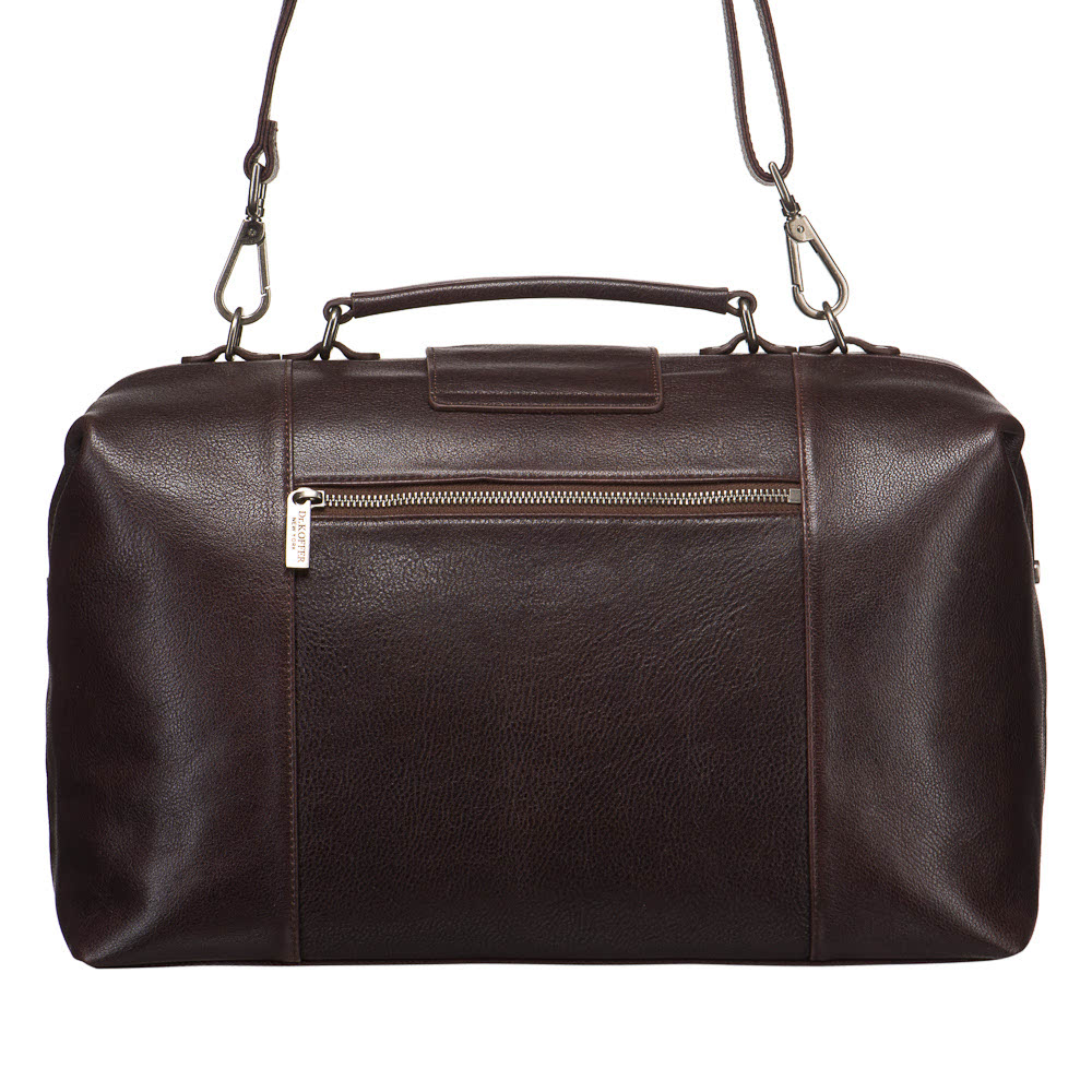 Сумка дорожная саквояж Dr.Koffer из натуральной кожи