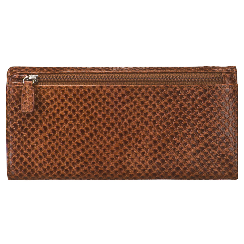 Портмоне Dr.Koffer из натуральной кожи коричневое