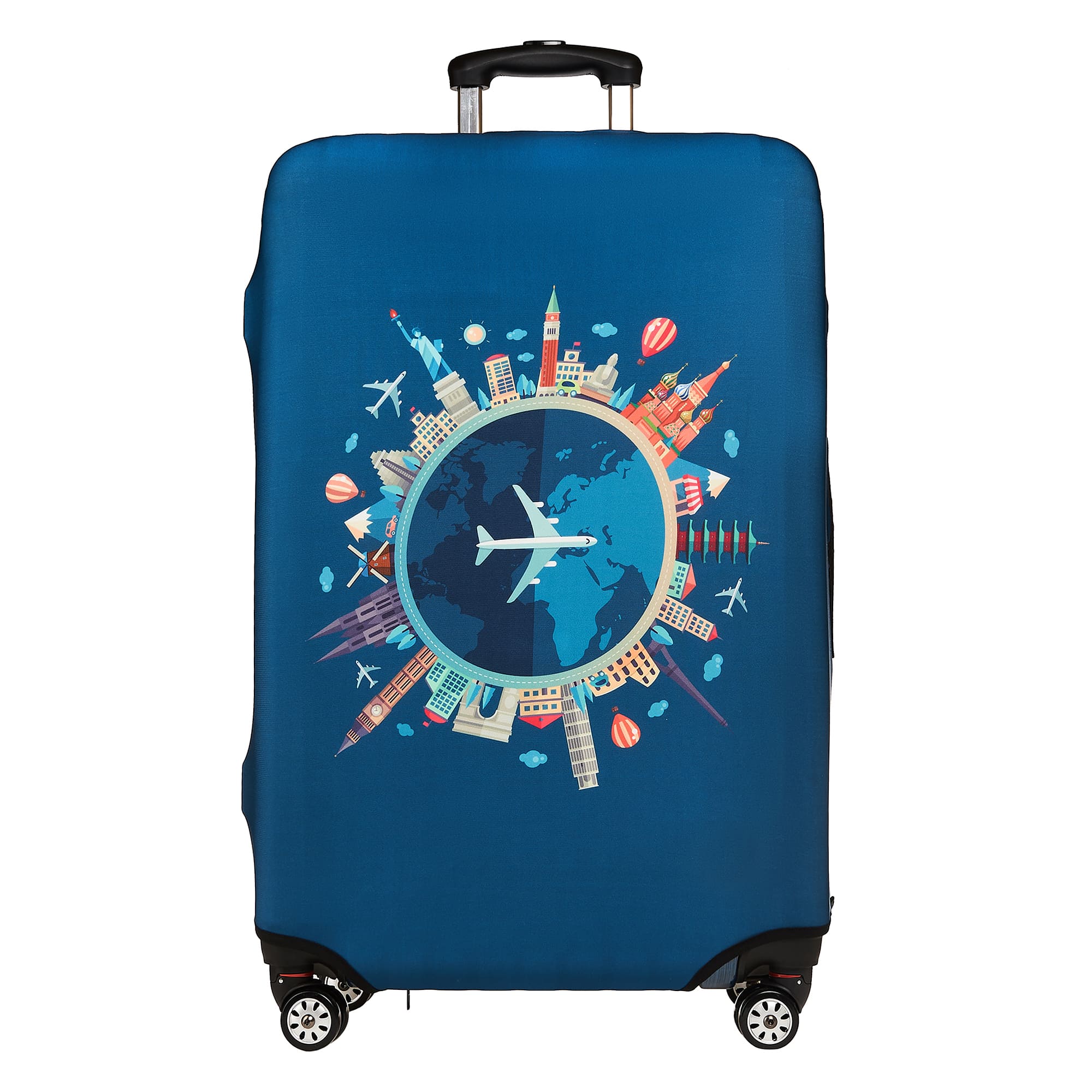 ДрКоффер LC-004L lt-blue чехол для чемодана 4400₽