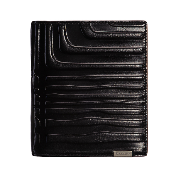 Визитница Dr.Koffer из натуральной кожи черная