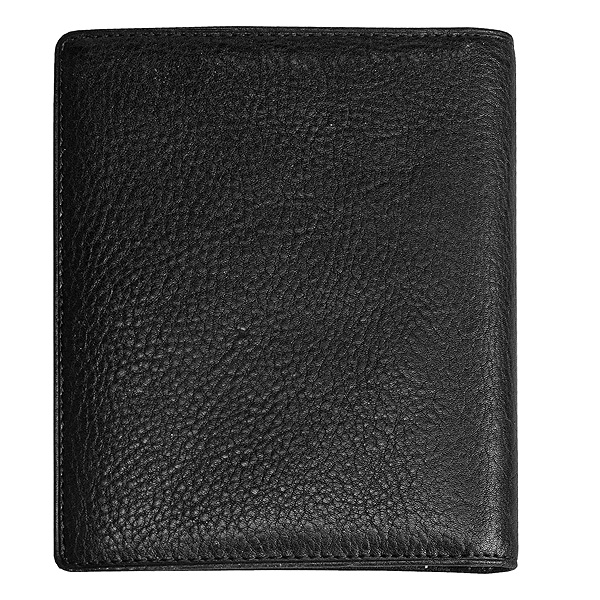 Визитница Dr.Koffer из натуральной кожи черная