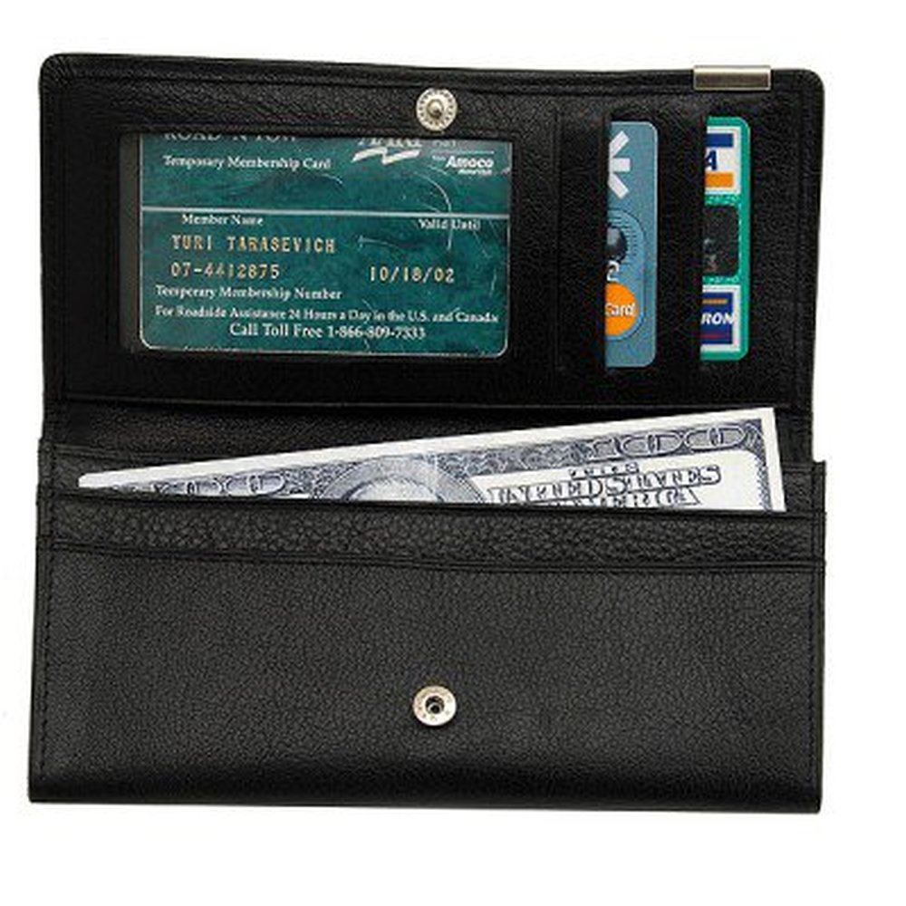 Кошелек Dr.Koffer из натуральной кожи черный