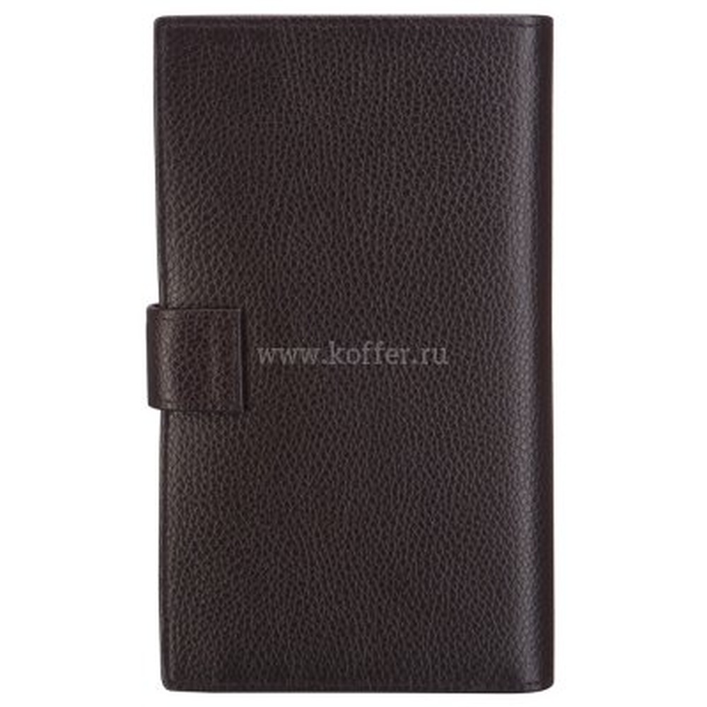 Портмоне Dr.Koffer из натуральной кожи коричневое