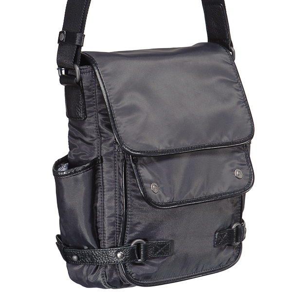 Сумка через плечо Dr.Koffer из нейлона и натуральной кожи