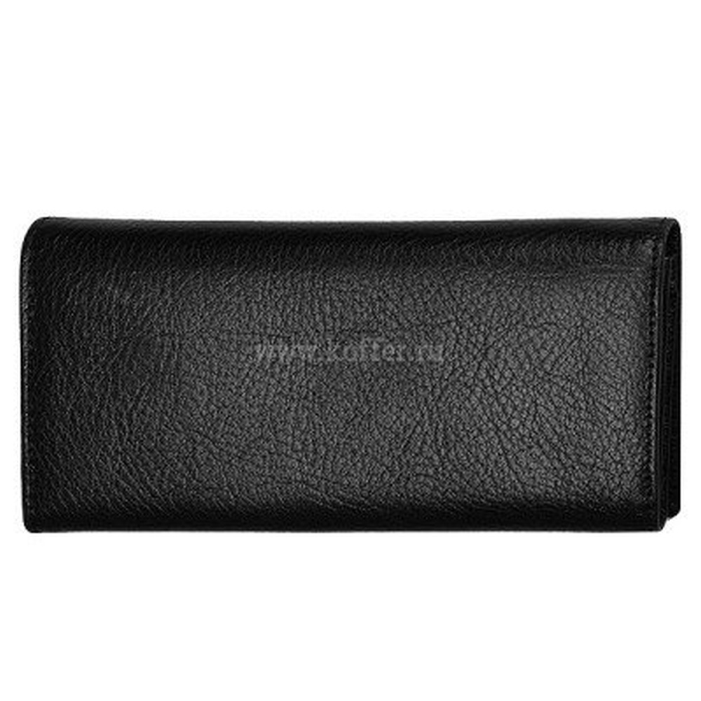 Портмоне Dr.Koffer из натуральной кожи черное