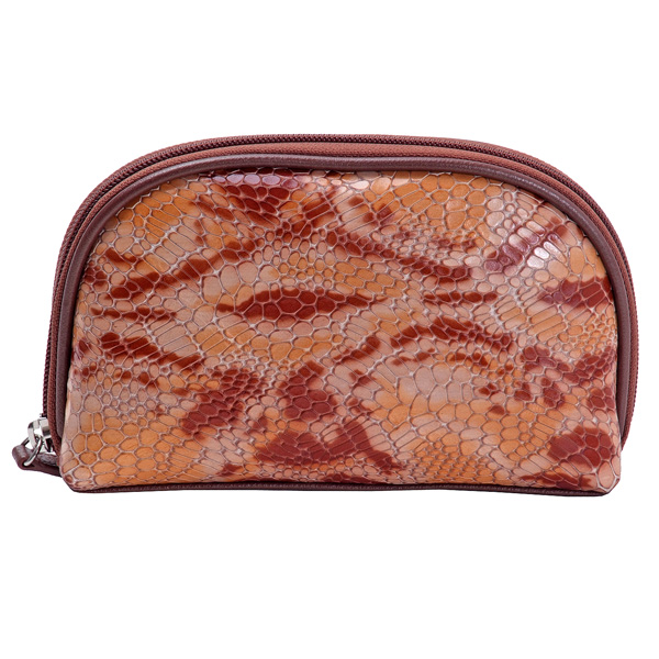 Косметичка Dr.Koffer из натуральной кожи бежевая