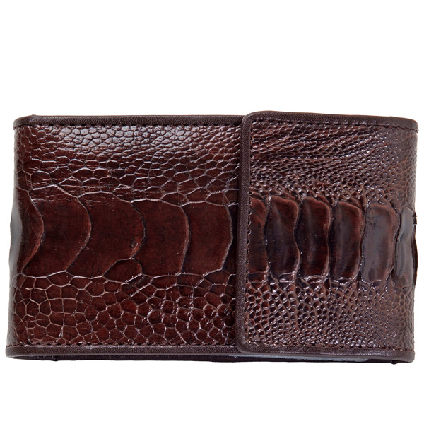 Визитница Dr.Koffer из натуральной кожи темно-коричневая