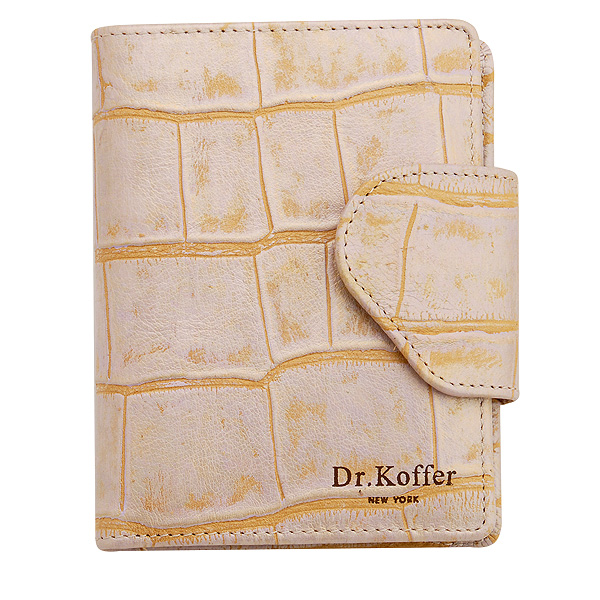 Бежевое портмоне с перламутром Dr.Koffer X510140-73-72